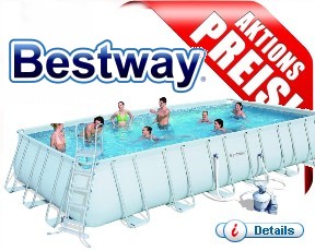 Bestway Power Steel Frame Pool Set 732 x 366 + Sandfilter 56475