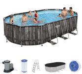 Bestway Power Steel Oval Frame Pool Set 610 x 366 5611R