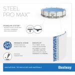 Bestway Steel Pro MAX Frame Pool 366x76cm+Pumpe 56416