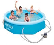 Bestway Fast Set Pool 244x66cm + Pumpe 57268