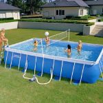 Bestway Volleyballset fr Oval Frame Pools 58178