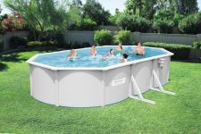 Bestway Stahlwandpool Set oval 