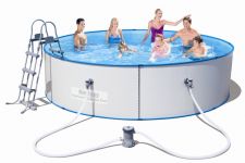 Bestway Stahlwandpool Set 