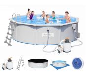 Bestway Stahlwandpool Set 