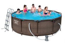 Bestway Steel Pro Pool Set 366x100 Rattan 56709