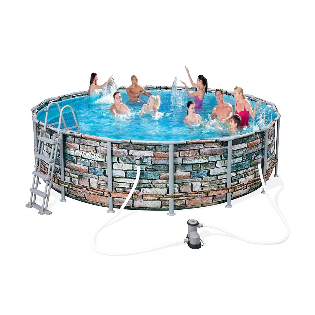 Bestway Steel Pro Pool Set 488x122 Multicolor 56966