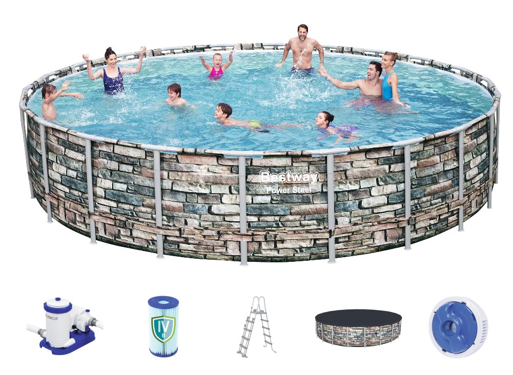 Bestway Steel Pro Pool Set 671x132 Multicolor 56889