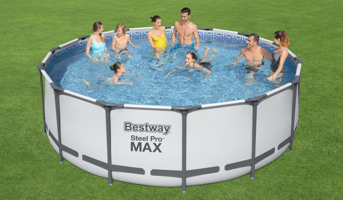 Bestway Steel Pro Max Frame Pool Komplett Set 427x122 5612X