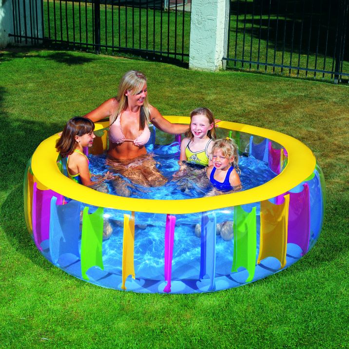 Bestway Planschbecken Schwimmbecken Rainbow Pool 51038