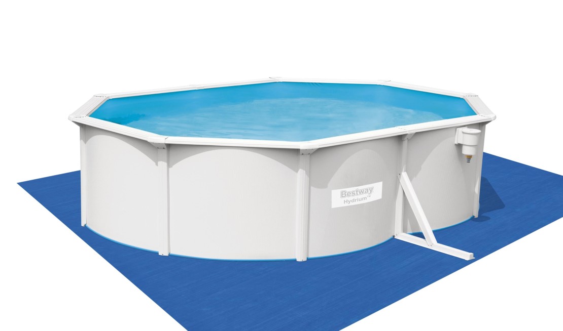 Bestway Stahlwandpool Set oval 