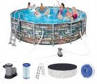 Bestway Steel Pro Pool Set 488x122 Multicolor 56966