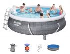 Bestway Fast Set Pool Komplett Set 457x107 Rattan 57372